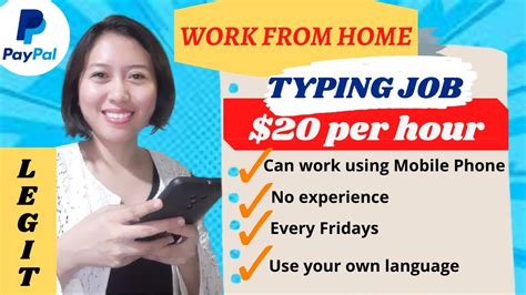 TYPING JOB 2023 using PHONE only .